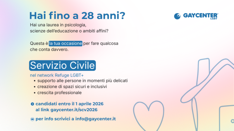 Servizio Civile con Gay Center